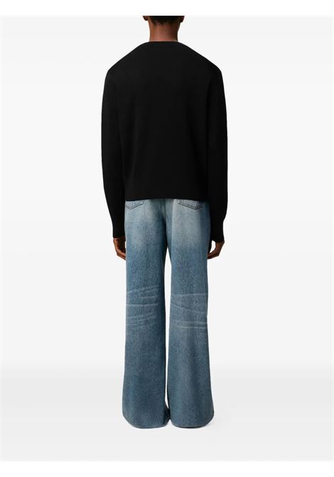 cardigan adc uomo nero AMI PARIS | HKC361.001009